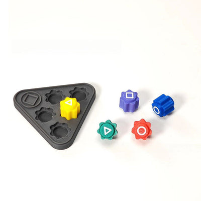 Premium Korean Gonggi Game Set with 5 Stones & Round Case