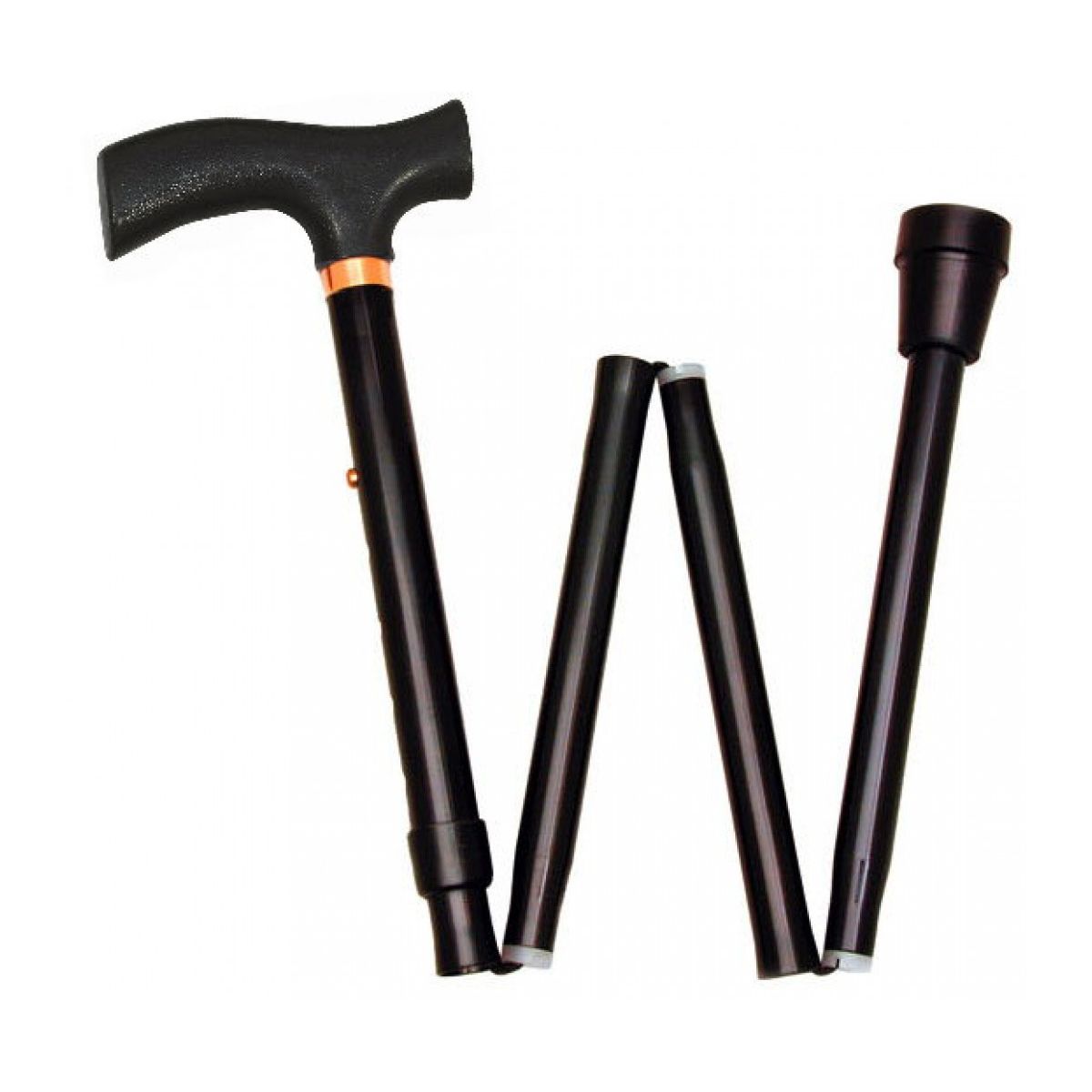 Drive Medical Heavy Duty Folding Cane - Adjustable T Handle