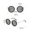 ND Adjustable Color-Changing Polarized Sunglasses
