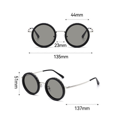 Lunettes de soleil polarisées ND ajustables à changement de couleur