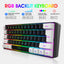 Mini 61 Key RGB Keyboard and Mouse Set Type-C Keyline Separate Connection Gaming Keyboard and Mouse - Korvel