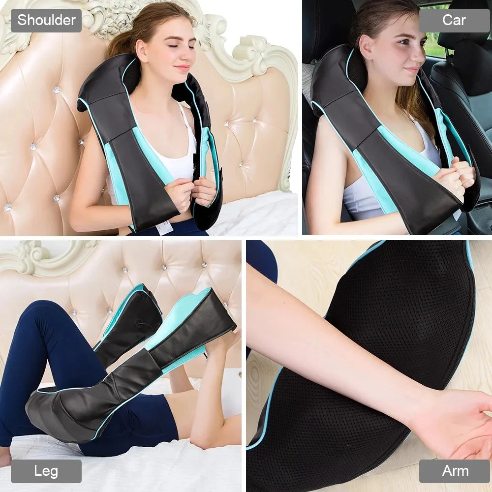 U-Shaped Electric Shiatsu Massage Shawl with Heat