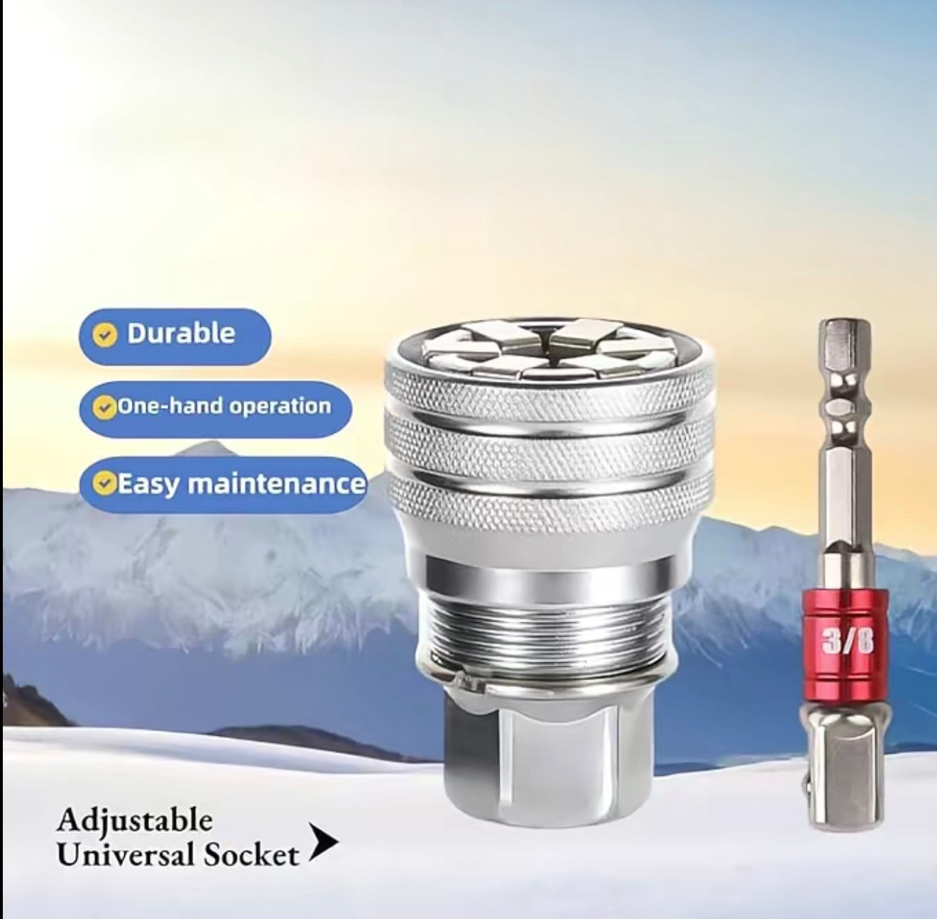 Herramienta de Socket Universal AutoGrip - Solución Versátil Todo en Uno