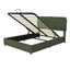 Hydraulic Storage Bed with RGB LED Lights and Bluetooth Speaker