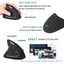 Ergonomic left-handed charging upright vertical mouse wireless esports left-handed office - Korvel