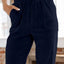 Drawstring Pants with Pockets - Korvel