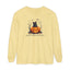 Happy Halloween Cat Long Sleeve Tee for Cat Lovers