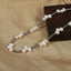 Freshwater Pearl Titanium Steel Bead Necklace - Korvel