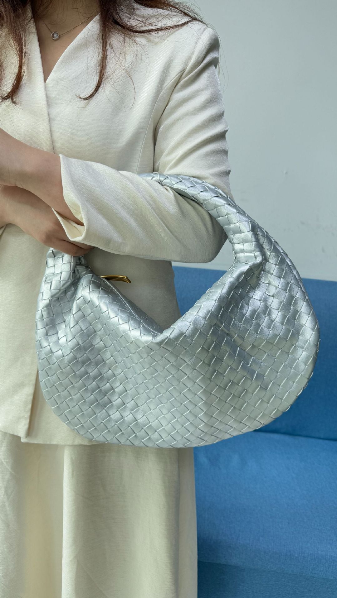 Premium Large Women's Woven Shopper Bag