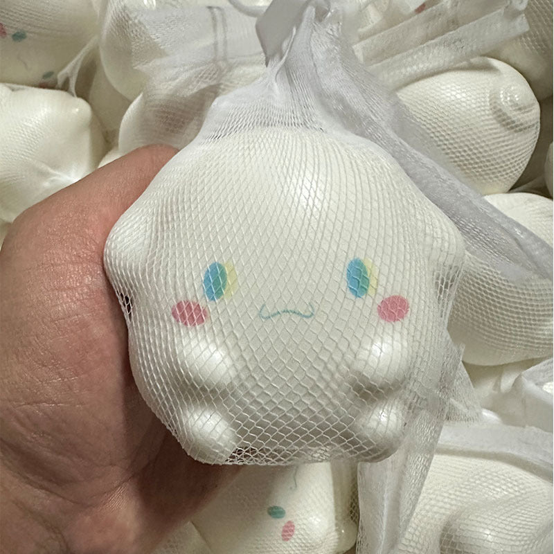Netbag Egg Boy Party Pinch Music Stress Relief Toy Slow Rebound Ventilatory Artifact Cartoon Stress Relief Student Small Gift Item - Korvel