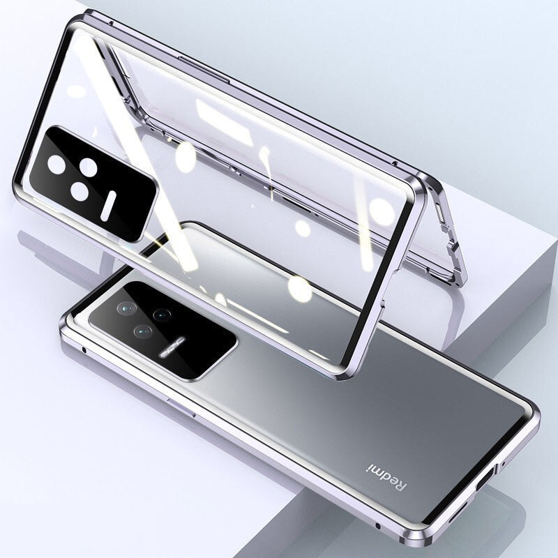 For Xiaomi  360 Full Cover Double Sided Tempered For K50 k50pro  Front And Back Glass Phone Case - Korvel