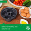 Premium Kitchen Egg Steamer with 4-Hole Holder