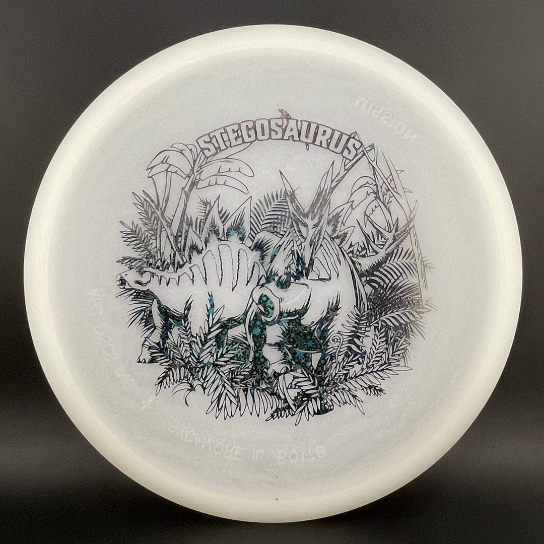 Glow Egg Shell Stegosaurus - Special Edition Disc Golf Disc