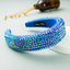Premium Wide Brimmed Headdress with Rhinestones