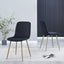 Dining Chair 4PCS（BLACK）Modern style New technology Suitable for restaurants cafes taverns offices - Korvel