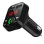 B2 Car MP3 Bluetooth Hands-Free Car Player FM Transmitter Car Charger Receiver - Korvel