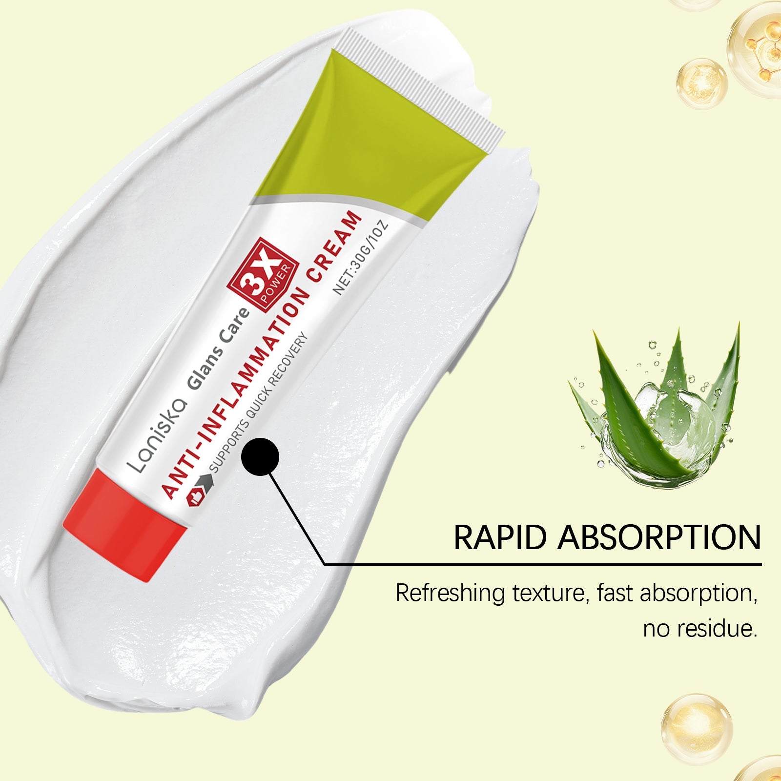 Men's Care Cream Men's Daily Maintenance Relief Discomfort Moisturizing Moisturizing Skin Repair Cream - Korvel