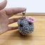 Chenille singing sad hamster keychain pendant Hamster emotional comfort doll - Korvel