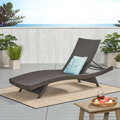 SALEM PE WICKER CHAISE LOUNGE - Korvel