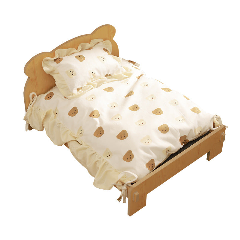 Cama de Madera Premium para Gatos - Nido Acogedor para Tu Amigo Felino