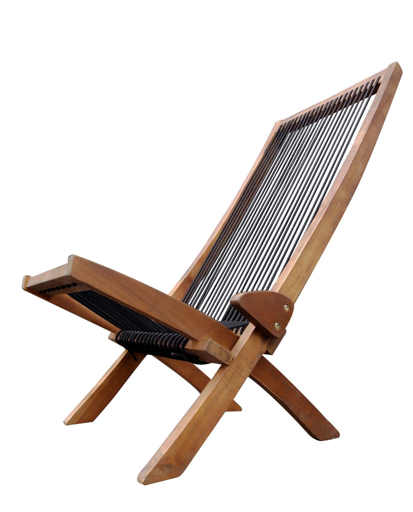 folding roping wood chair - Korvel