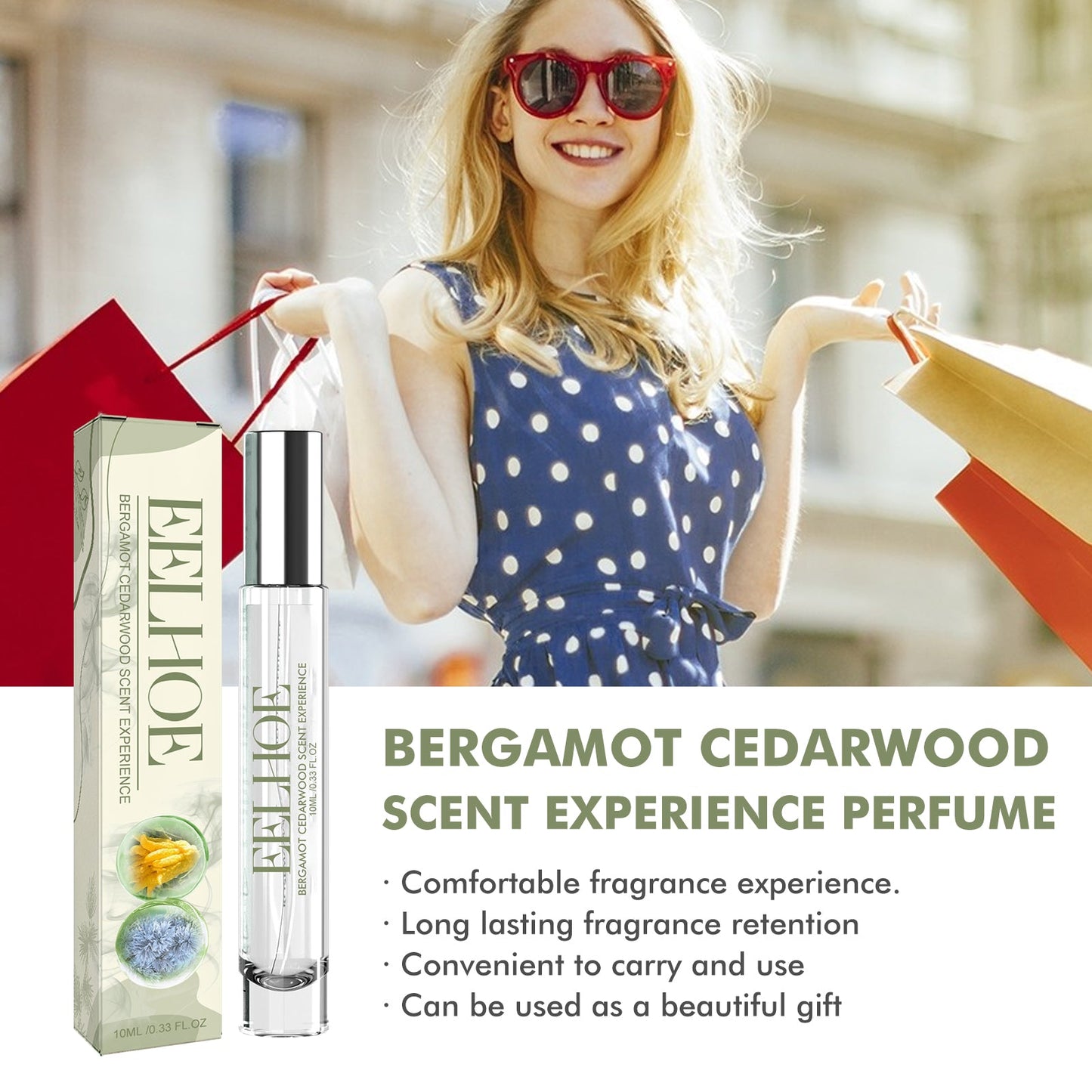 Bergamot Cedarwood Eaux de Parfum - Fresh Wood Scent