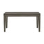 TOPMAX 6-Piece Dining Table Set with Upholstered Dining Chairs and Bench Farmhouse Style Tapered Legs Dark Gray+Beige - Korvel