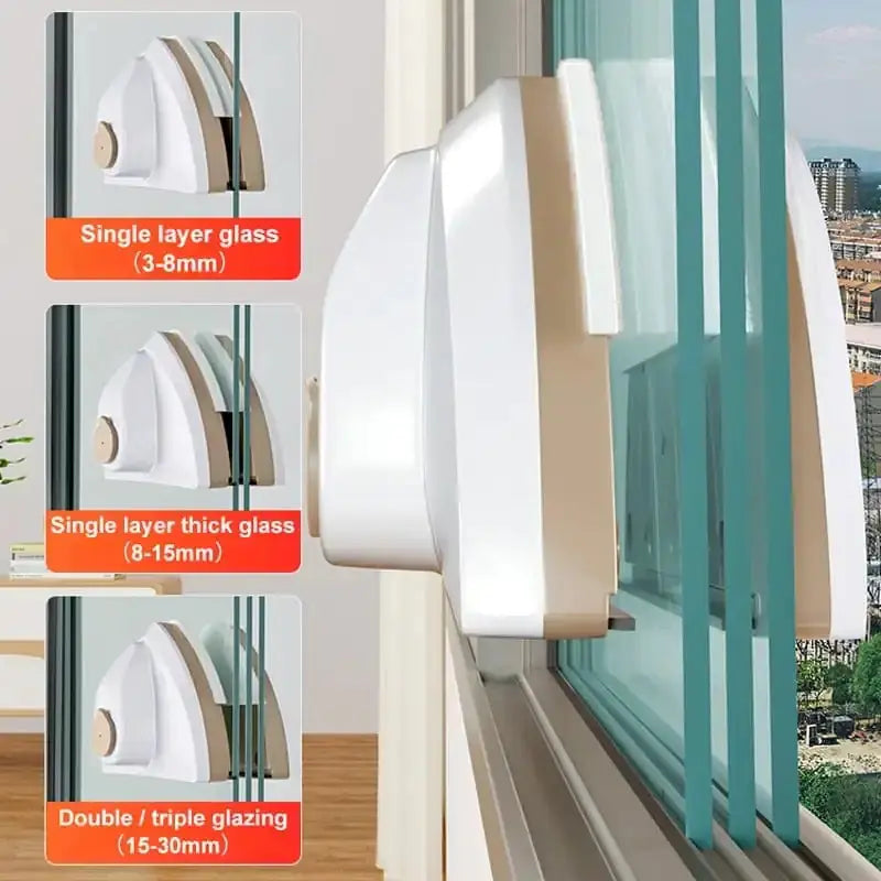 Limpiador Magnético de Ventanas para una Limpieza Segura y Sencilla