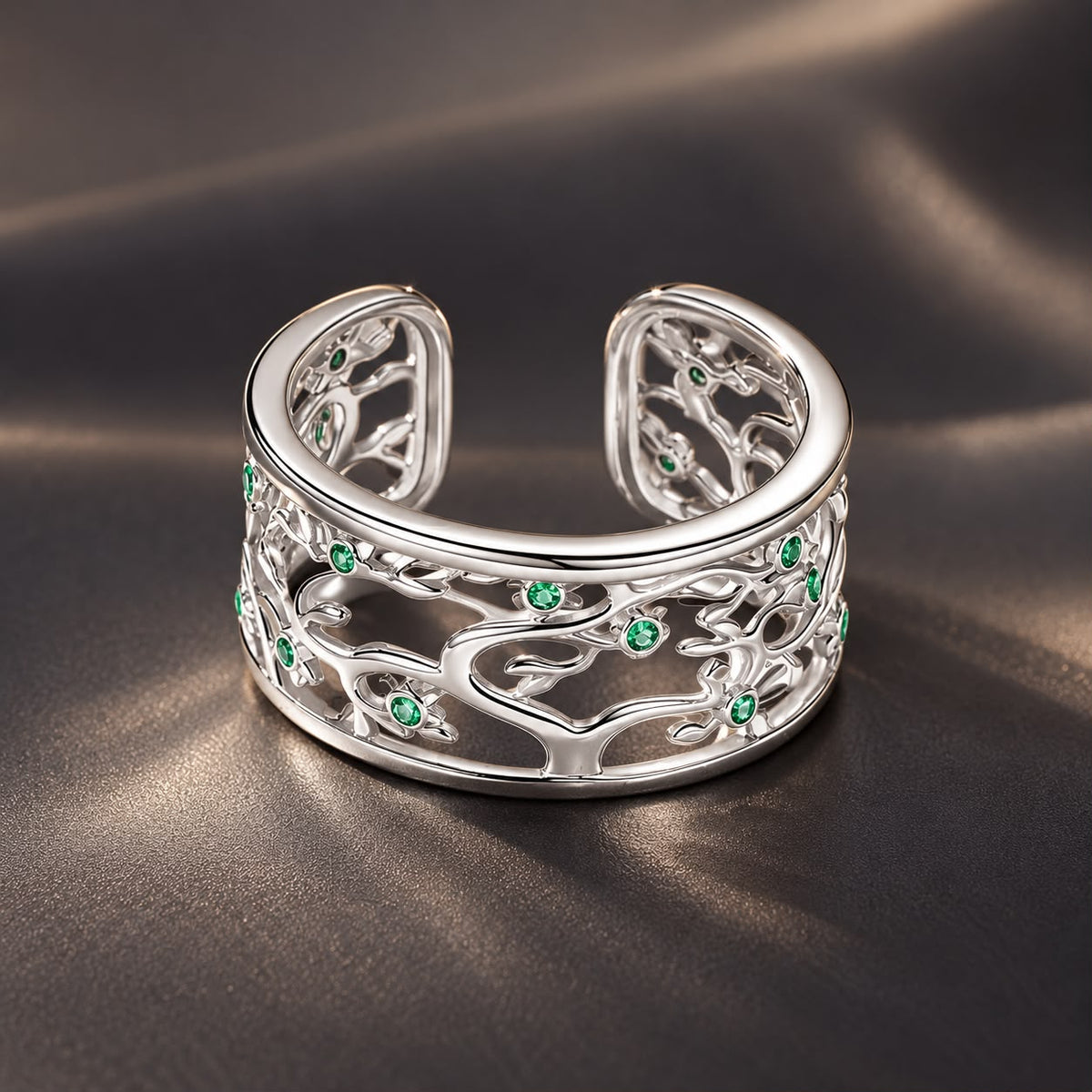 S925 Sterling Silver Pavé Setting CZ Engagement Ring