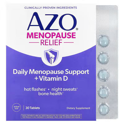AZO Menopause Relief Tablets - 30 Count