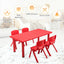 Paquete de 4 Sillas Apilables para Niños - Rojo