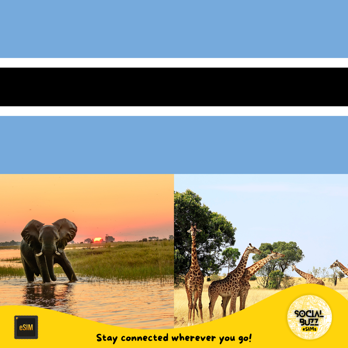 High-Speed Botswana eSIM Data Plan for Travelers - Korvel