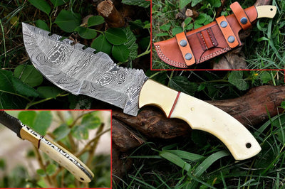 Tom Brown Tracker #3 – Artisan Damascus Survival Knife for Adventurers - Korvel