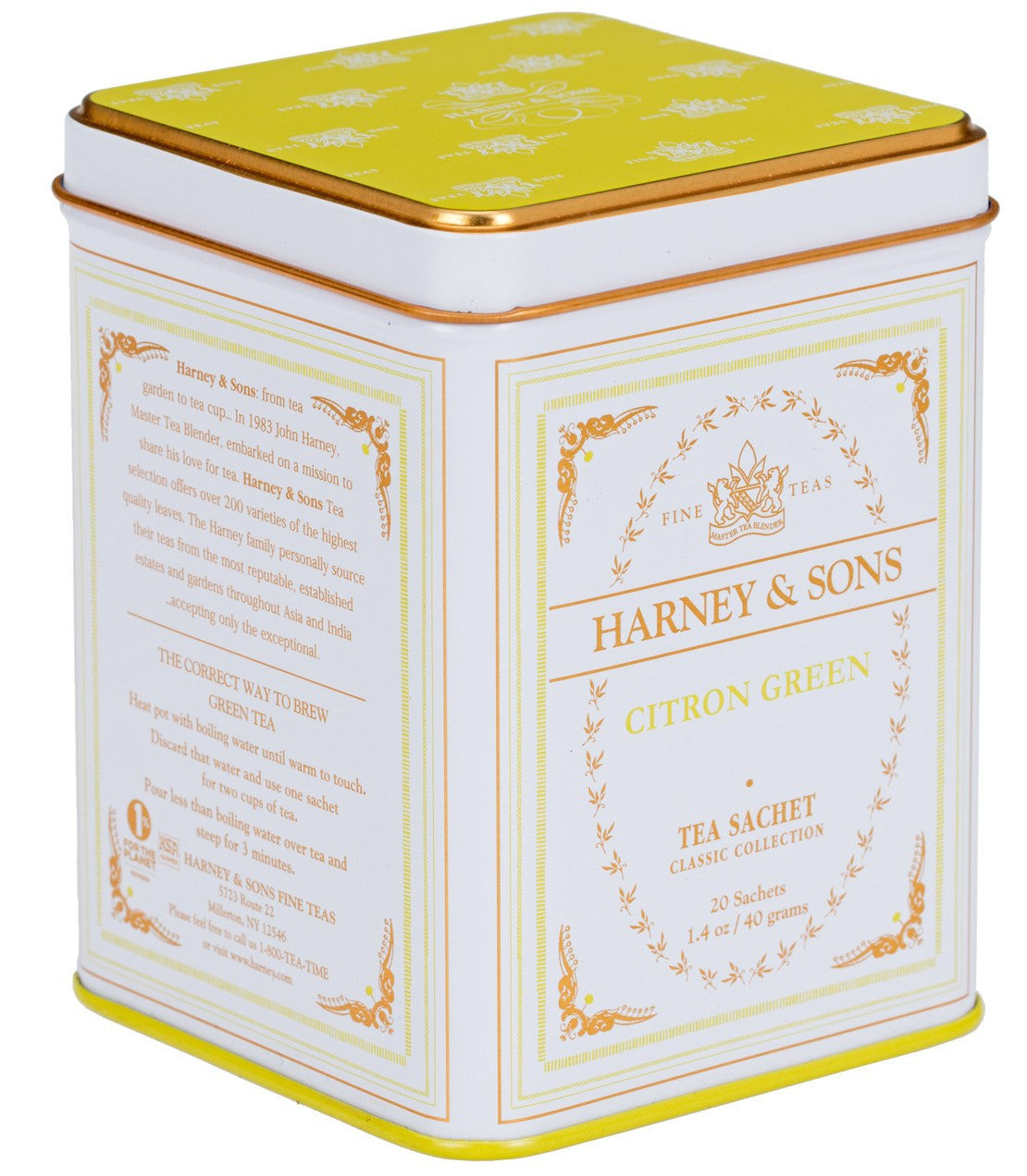 Thé Vert Citron - Boîte Classique de 20 Sachets