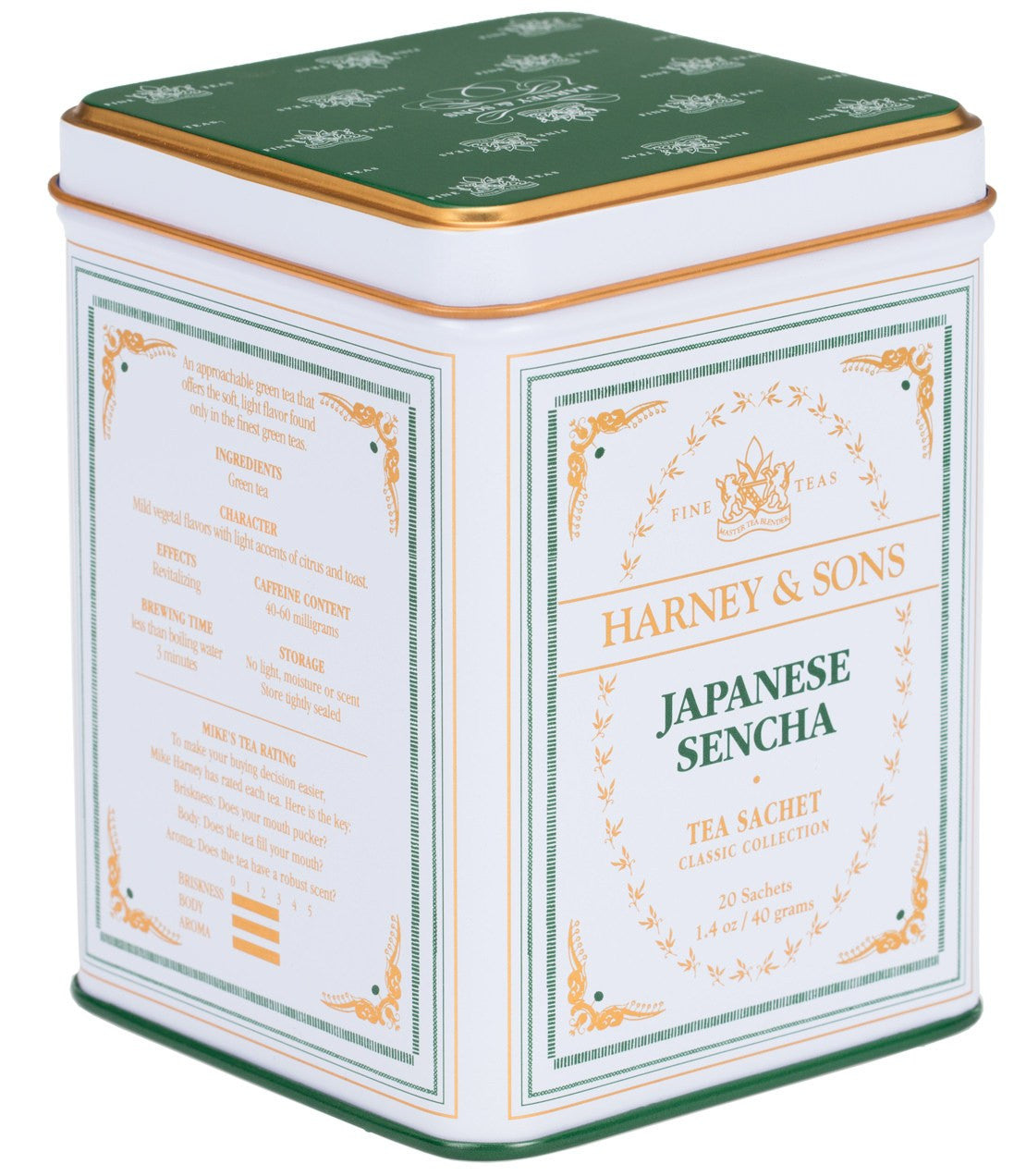 Sachets de thé Sencha classique japonais - 20 unités