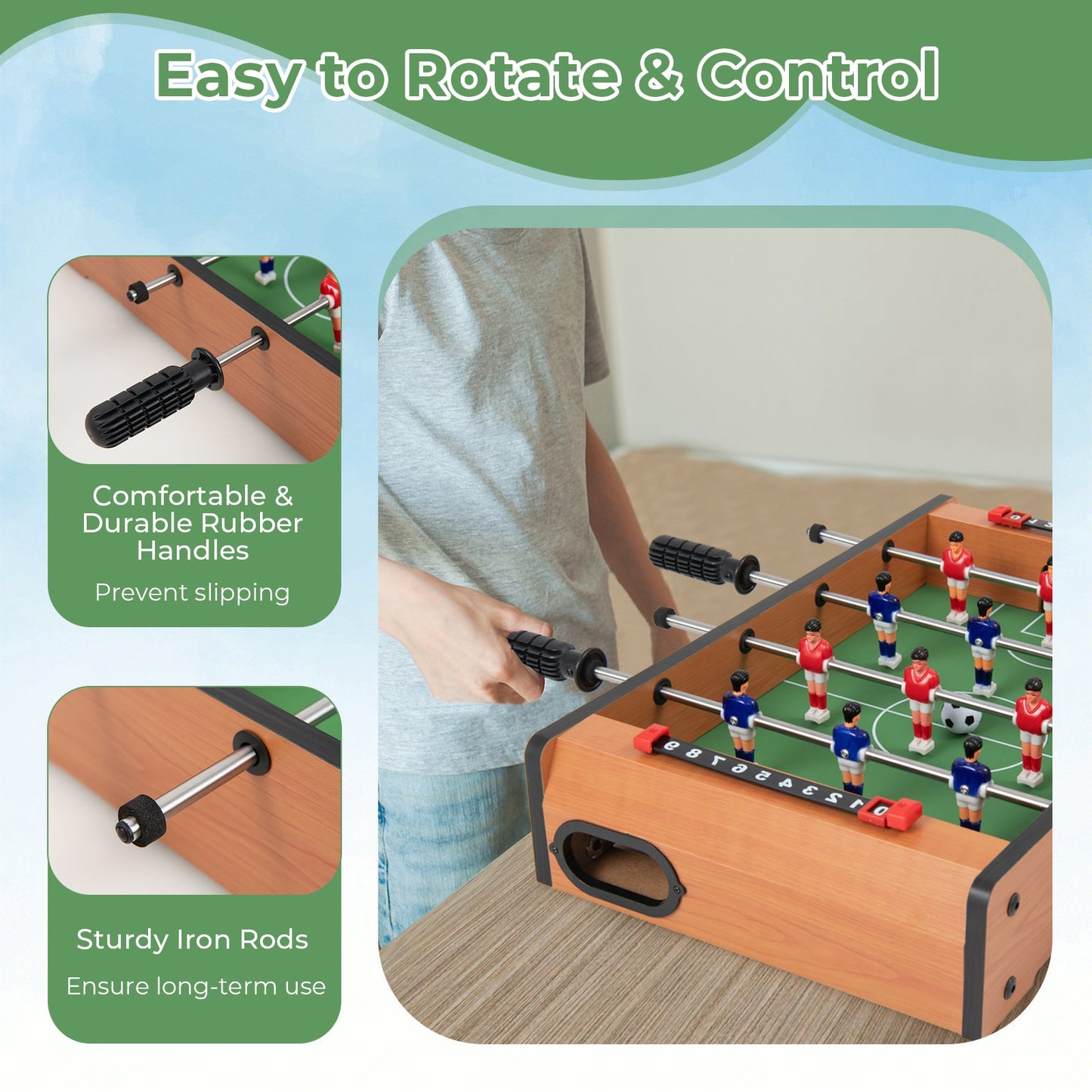 Gbruno 20 Inch Indoor Competition Soccer Table