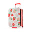 20 Inch Kids Rolling Luggage - Foldable Hardshell Suitcase - Pink
