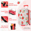 20 Inch Kids Rolling Luggage - Foldable Hardshell Suitcase - Pink