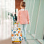 20 Inch Kids Rolling Luggage - Foldable Hardshell Suitcase - Yellow