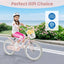 Bicicleta para Niños de 20 Pulgadas con Patín para Niños y Niñas