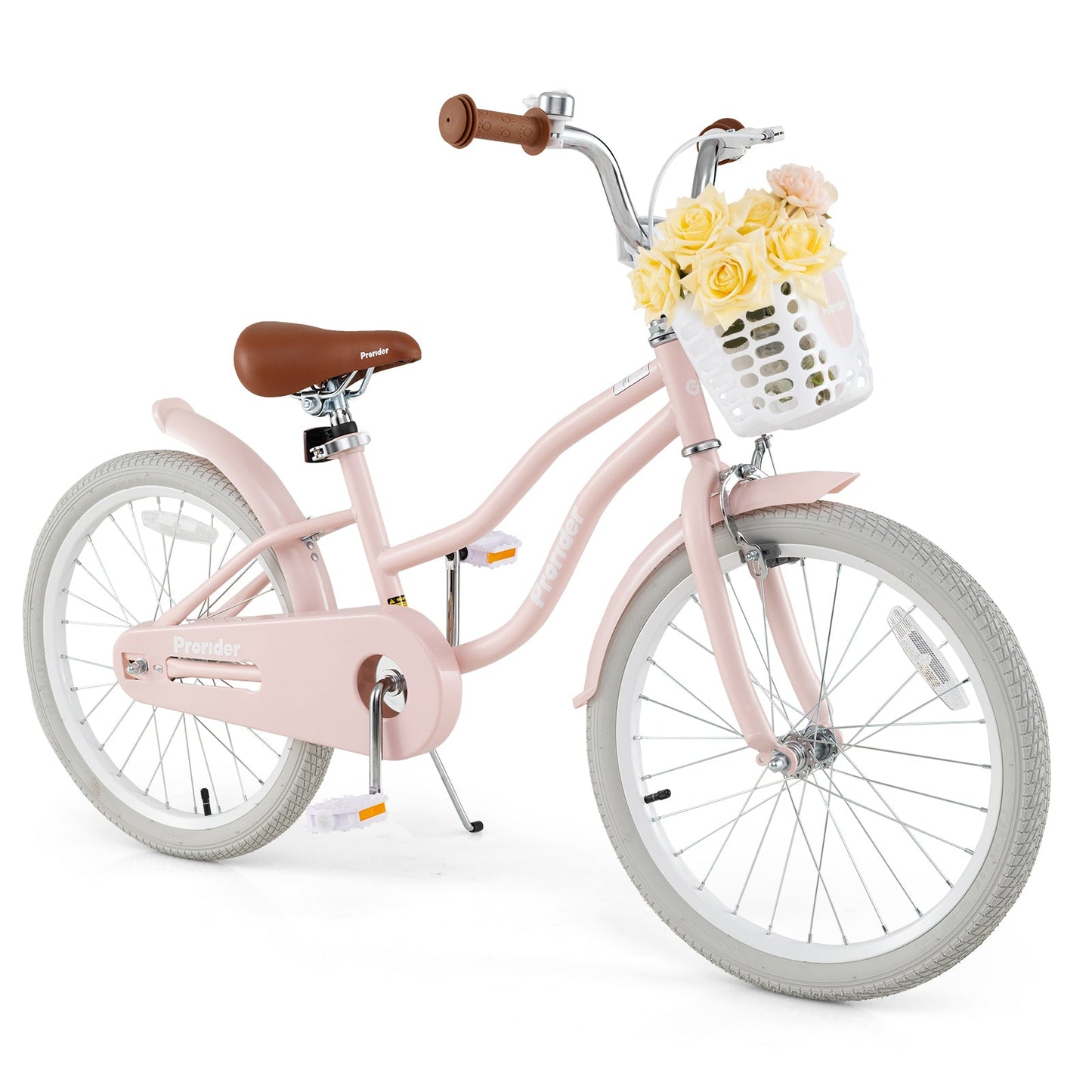 Bicicleta para Niños de 20 Pulgadas con Patín para Niños y Niñas