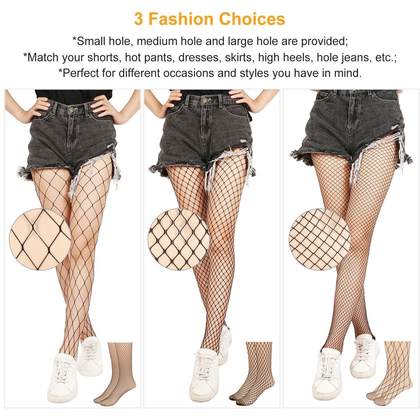 High Waist Fishnet Tights for Women - Stylish & Comfortable