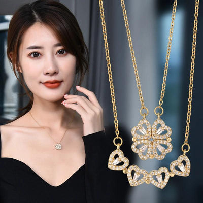 Four-leaf Clover Titanium Steel Necklace