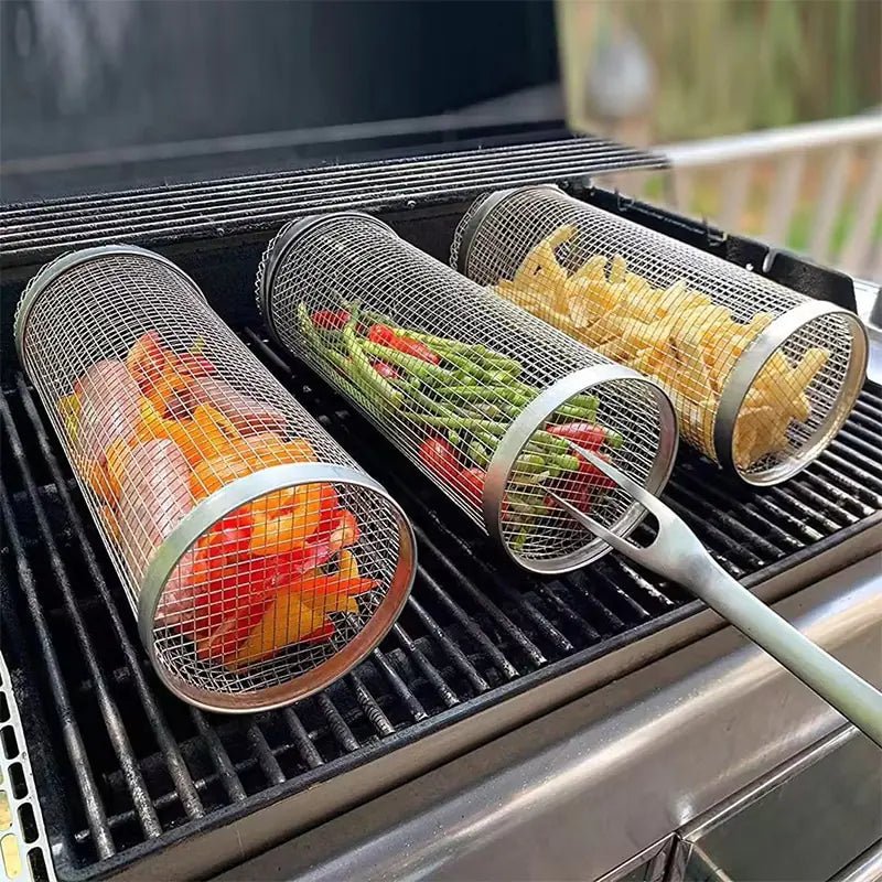 Panier de BBQ en Acier Inoxydable Premium pour Cuisine en Plein Air