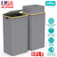 2-Pack Collapsible Laundry Hampers with Lid - 100L Capacity