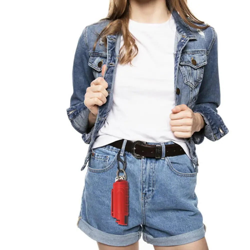 20ML Compact Pepper Spray Keychain for Personal Safety