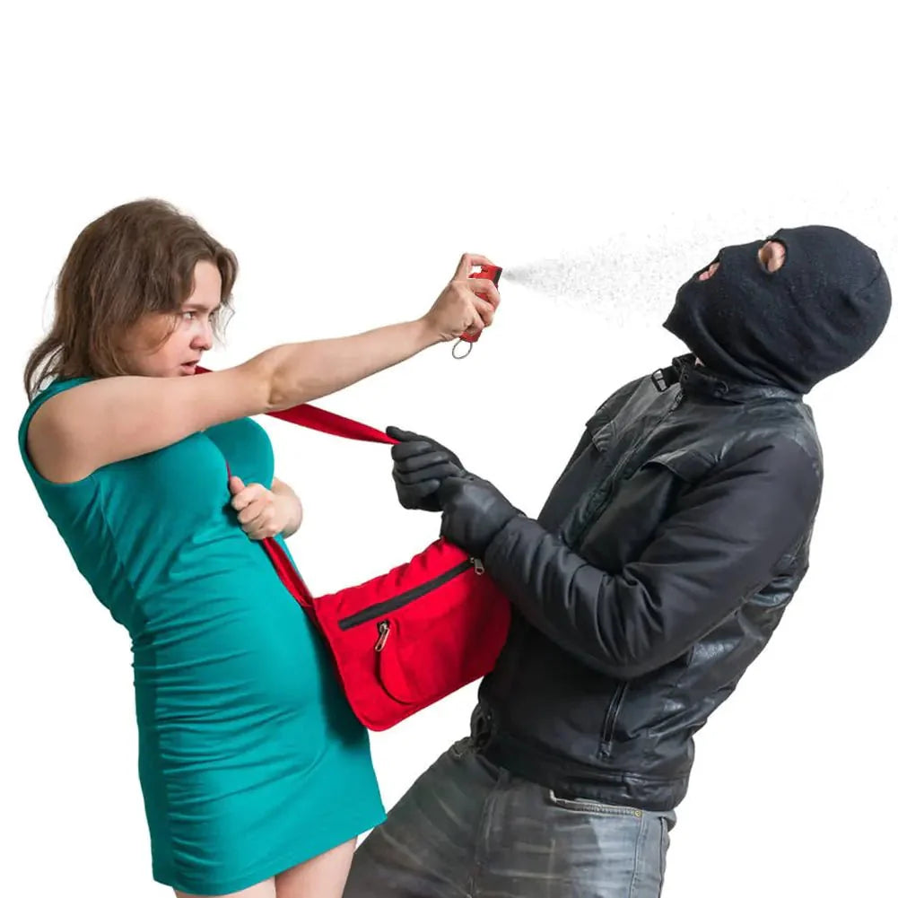 20ML Compact Pepper Spray Keychain for Personal Safety