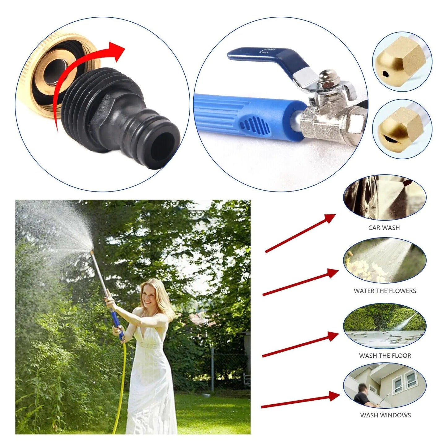 Accesorio de boquilla para lavadora a presión
