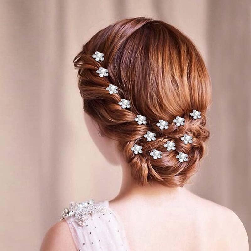 20 piezas de horquillas de cristal en forma de U para bodas y ocasiones especiales
