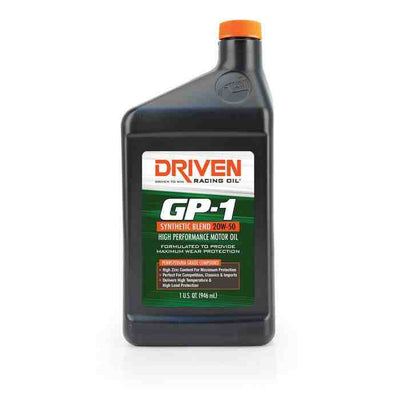 Driven Racing Oil GP-1 20W-50 Synthetic Blend Motor Oil - 1 Quart